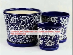 Personalize seu jardim com nossos vasos de cerâmica duráveis e elegantes disponíveis aqui