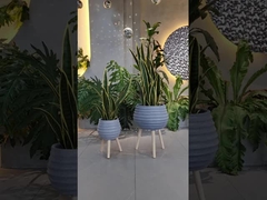 Experimente a beleza e a durabilidade dos plantadores de argila de fibra para seu jardim hoje