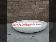 Renove a sua exposição de plantas com a nossa coleção de plantadores de argila de fibra durável
