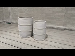 Pato de cimento de fibra redonda para queimadores de acampamento e fornos de carvão mais quentes