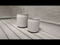 Pato de cimento de fibra de escultura à mão usado para forno de carvão acampamento queimadores aquecedor