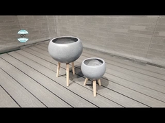 Plantador de argila de fibra