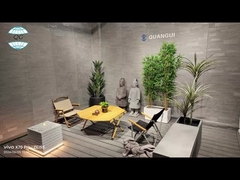 Fontes de água decorativas de resina Cascata de resina moderna de jardim Fonte de água com luz