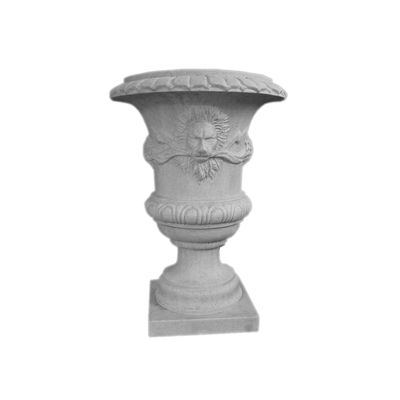 comprar Pato de flores esculpido de fibra de cimento à prova d'água amarelo para estilo de jardim online manufacture