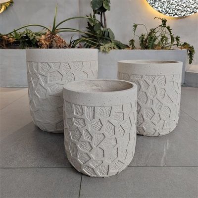 comprar Planta de argila de fibra redonda azul e amarela com resistência à geada online manufacture