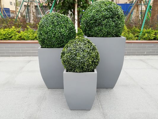 comprar Plantador de argila de fibra de aço acessível e elegante para soluções de plantação econômicas online manufacture