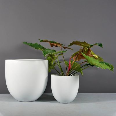 comprar Set de vasos de flores de resina de fibra de vidro para jardim suculento online manufacture
