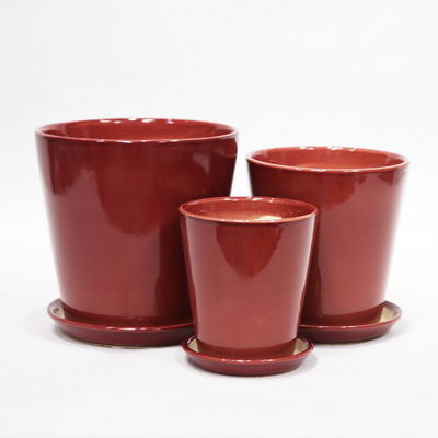 comprar Potes de cerâmica de flores brilhantes modernos com buraco de drenagem online manufacture