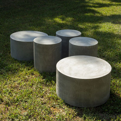 comprar Quadrado Redondo GRC Concreto Mesa Assento Cadeira Banco Para Exterior Interior online manufacture