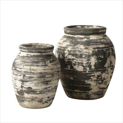 comprar Planteiras de flores de fibra redonda de cimento para decoração de jardins internos e externos online manufacture