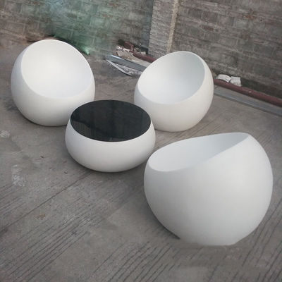 comprar Conjunto de mobiliário de mesa de assento de fibra de vidro online manufacture
