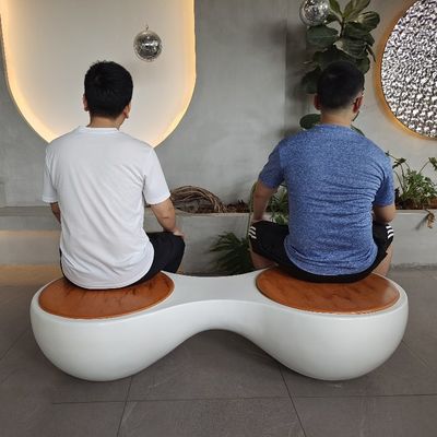 comprar Mobiliário de fibra de vidro branco conjunto grande e leve mesas de fibra de vidro assentos online manufacture