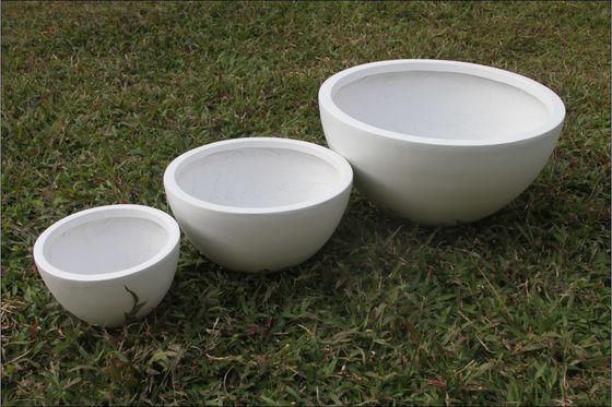comprar Plantador de argila branca impermeável e à prova de fogo perfeito para santuário ao ar livre online manufacture