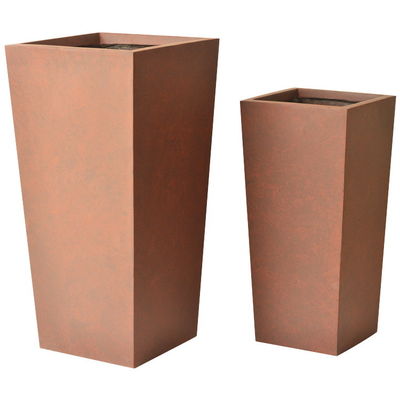 comprar Planteiros de Flores Potes personalizados Planteiro de argila de fibra com buracos de drenagem Design durável online manufacture