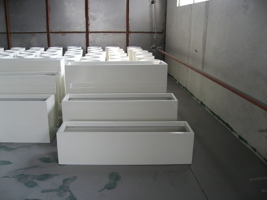comprar Planta de fibra de vidro em grande estoque pote Planteiros de fibra de vidro de flores acabado brilhante online manufacture