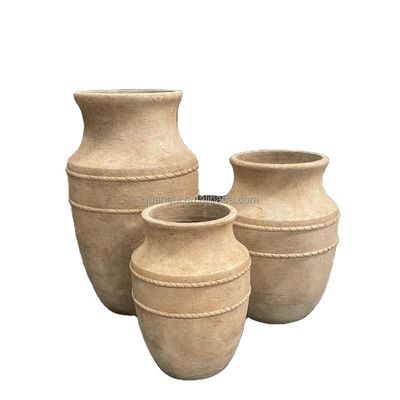 comprar Potes de plantação GRC de longa duração mantêm 5-6 anos no exterior Resistente à geada Caracter Texturizada superfície online manufacture