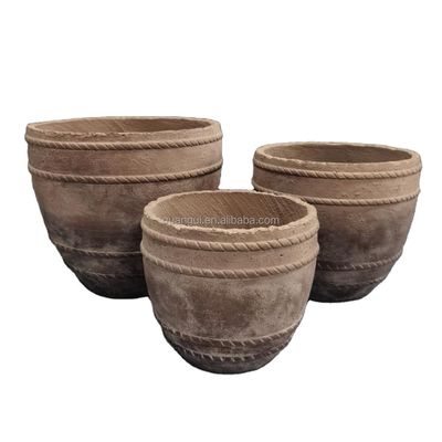 comprar Potes de plantação de GRC quadrados esculpidos à mão para jardim interno e exterior e casa online manufacture