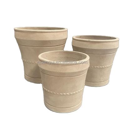 comprar 7-8 Anos Tempo de vida Vaso de flores de fibra de cimento Resistente à geada e durável para ambientes internos online manufacture
