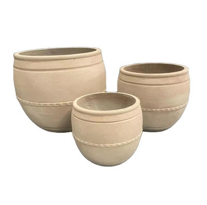 comprar Potes de plantação de GRC personalizáveis mantêm 5-6 anos de superfície texturizada resistente a geadas ao ar livre online manufacture