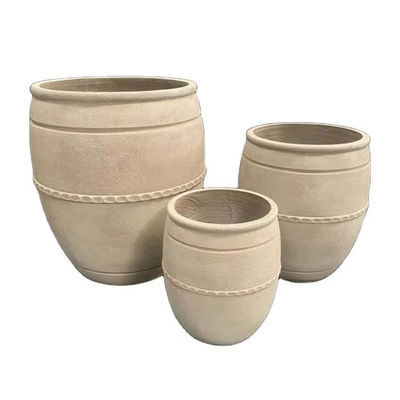 comprar Plantas ao ar livre que prosperam com recipientes de plantas de concreto reforçado com vidro de longa duração online manufacture