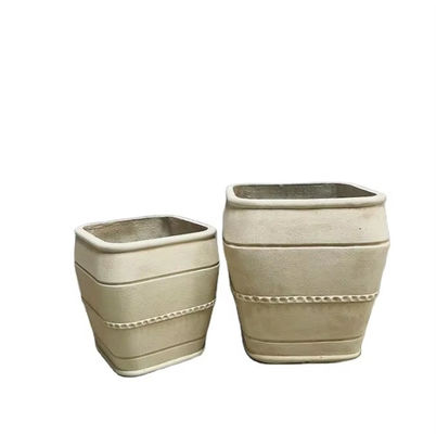comprar Melhoria do espaço exterior GRC Planteadores de flores em estilo antigos L38*W38*H38CM online manufacture