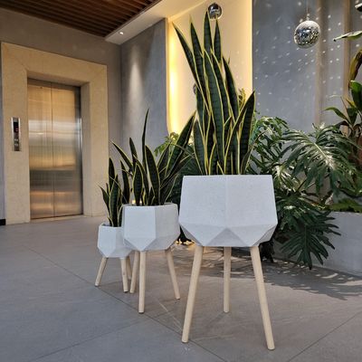 comprar Plantador de argila de fibra de limpeza fácil para individualidade interna e externa online manufacture