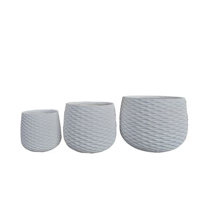 comprar Moderno Fibra de Cimento Pot Resistente ao Gelo e Design de Caráter para Plantas online manufacture