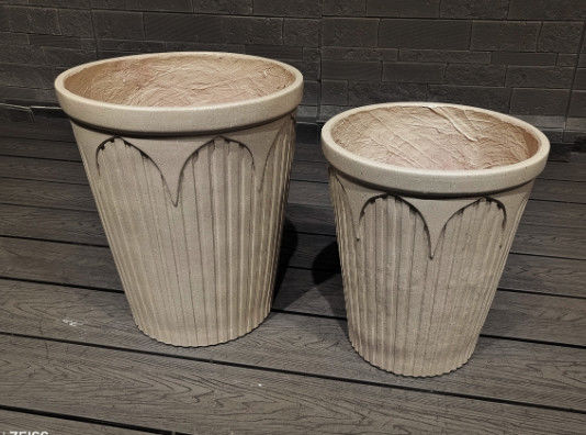 comprar Plantador de argila de fibra sustentável para exposições florais exuberantes online manufacture
