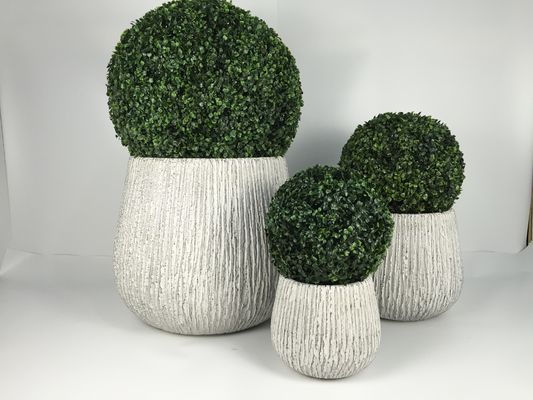 comprar Decoração para o exterior Planteiras de argila de fibra Durabilidade e estilo online manufacture