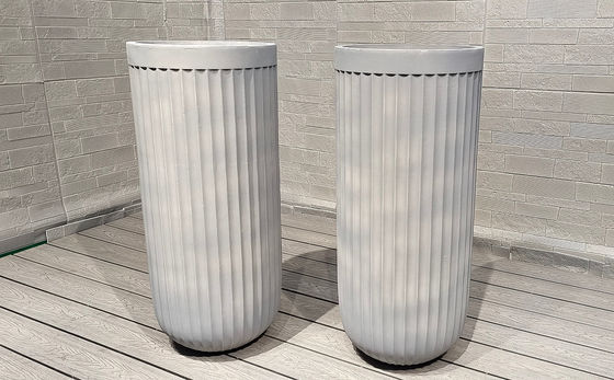 comprar Tempo de vida 5-6 Anos Planteador de fibra de argila personalizado ao ar livre para plantação durável e elegante online manufacture