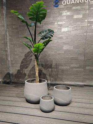 comprar Hotel interior jardim casa de argila reforçada plantador de argila de fibra design moderno online manufacture
