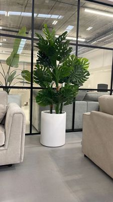 comprar Plantações de barro de fibra resistente ao desbotamento para varandas, de fácil limpeza online manufacture