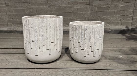 comprar Topo de cimento de fibra de acabamento esculpido à mão, personalizado para peças centrais ao ar livre online manufacture