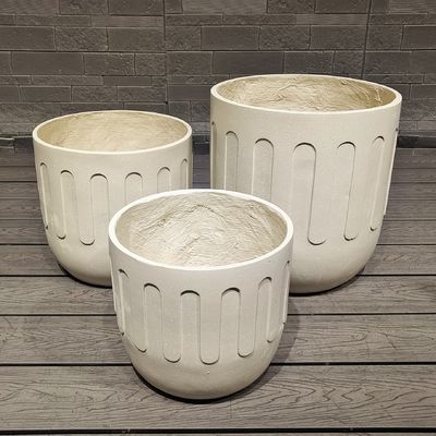 comprar Φ170*H210 Planta de fibra de argila Uma adição moderna ao seu espaço interior e exterior online manufacture