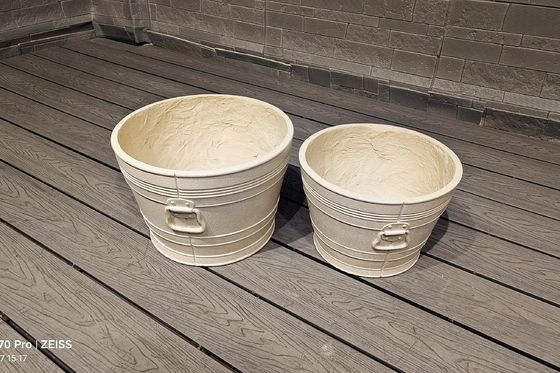 comprar Plantador de argila reforçada resistente à geada, esculpido à mão e durável para compras B2B online manufacture