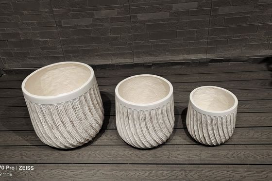 comprar 7-8 Anos Dentro Tempo de vida Planteador de argila de fibra para jardim de hotel interior Casa online manufacture