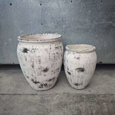 comprar Produtos de fábrica Minimalista Vintage Argile Pots Floral Decoração de Plantação ao Ar livre para Casa Material de Fibra do Jardim online manufacture