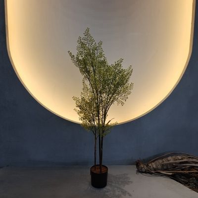 Plantas artificiais de plástico realistas para decoração exterior
