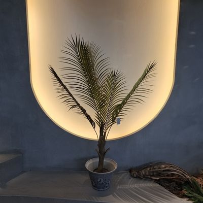 Palmeira artificial de aparência realista Hipoalergénica e resistente a insetos