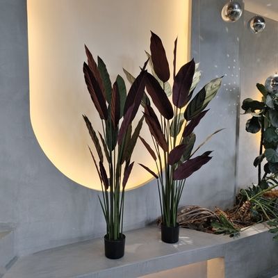 Resistente a intempéries Realista Falso Ventilador Palmeira Para Decoração Lush 110cm
