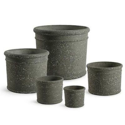 Potes de plantação de jardim GRC Resistência à geada para plantas de interior e exterior
