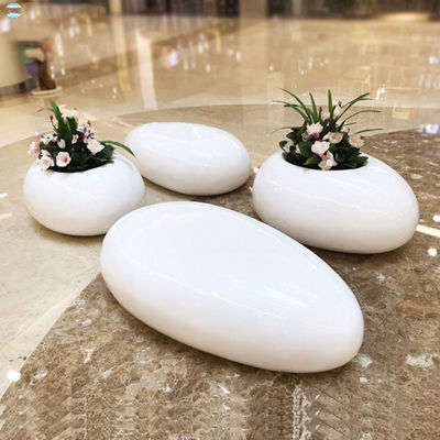 Fibra de vidro leve Resina de mobiliário bancos de mesa em design personalizado