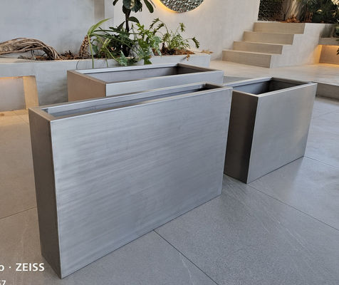 Potes de plantas de aço inoxidável personalizados