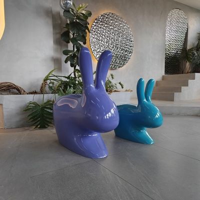 Móveis de fibra de vidro grandes e leves com logos personalizados
