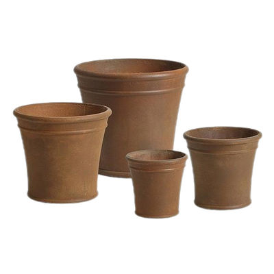 Planteadores de cimento de estilo arcaico, vasos para decoração exterior e interior