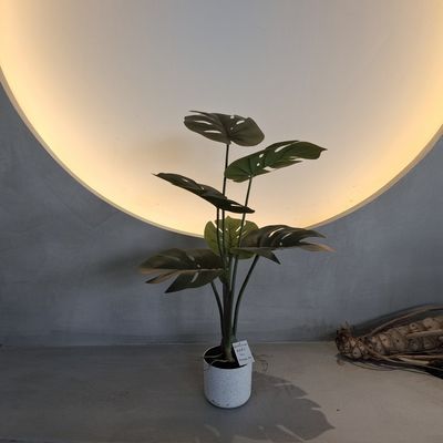 70cm Árvore de Monstera Artificial Plantas artificiais para casas internas / externas