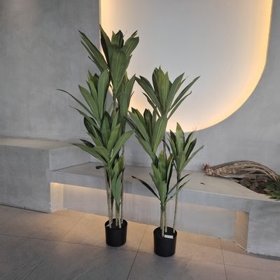 Plantas artificiais de plástico para interiores e exteriores à prova d'água 120-150 cm