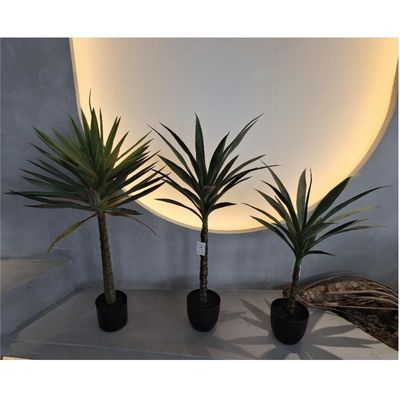 Plantas falsas resistentes a UV 100-120cm para decoração interior e exterior
