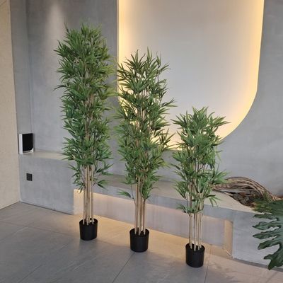 Árvore de Bambu Artificial X 7 Plantas de Plástico Resistentes aos UV 120-180CM