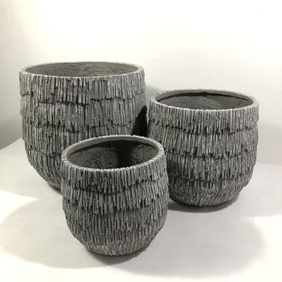 Superfície de textura Planteiras de flores GRC
